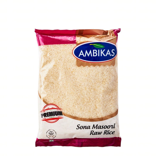 Ambika's Sona Masoori Rice (Raw Rice) (No Exchange / Return)