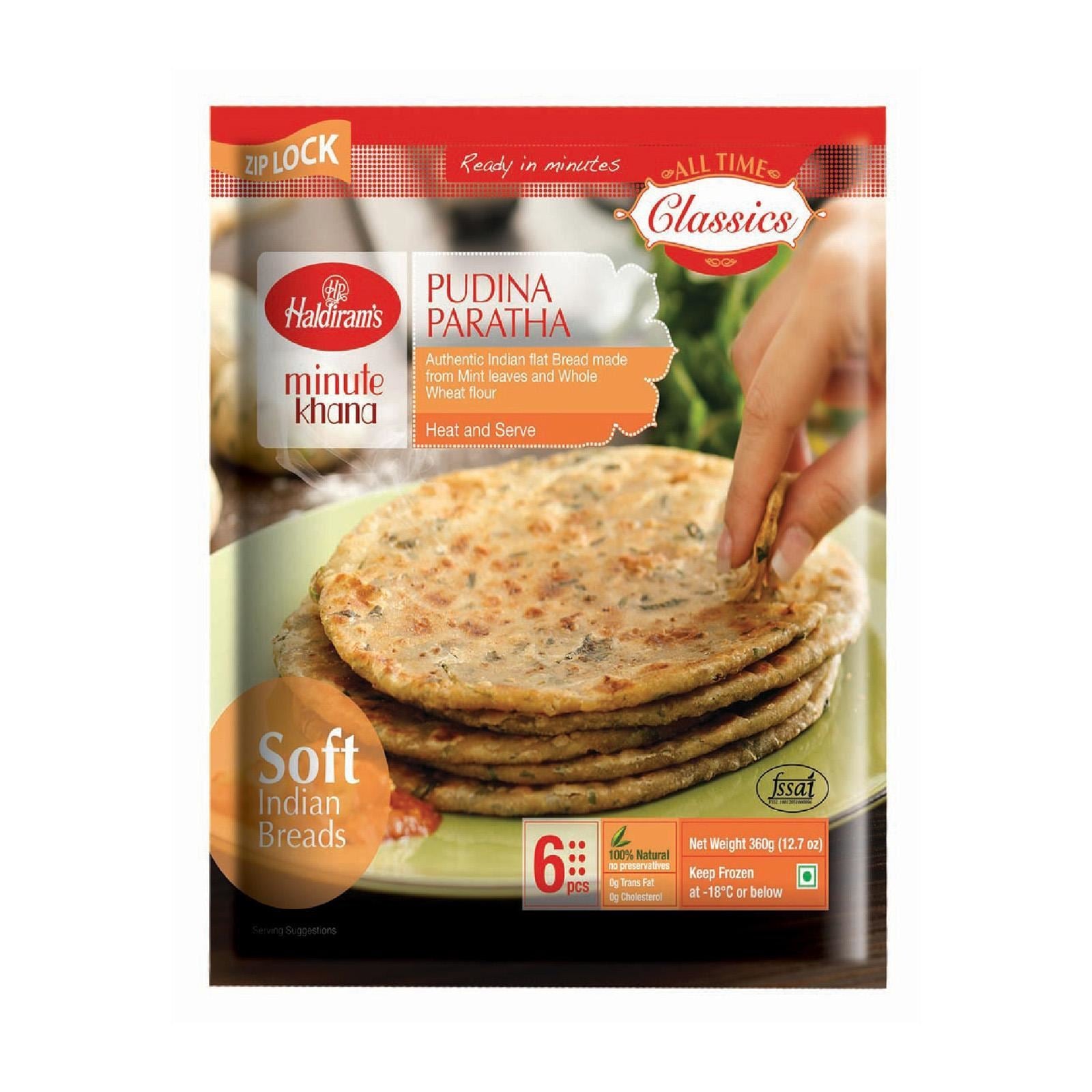 Haldiram's Pudina Paratha (HR 1265) (Chilled)
