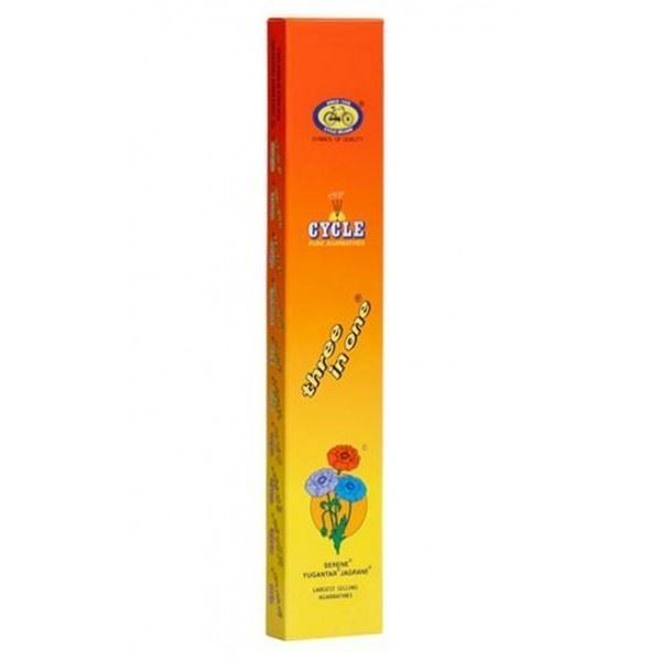 Cycle Brand 3 in 1 Pure Incense Sticks (Agarbathi Thin)