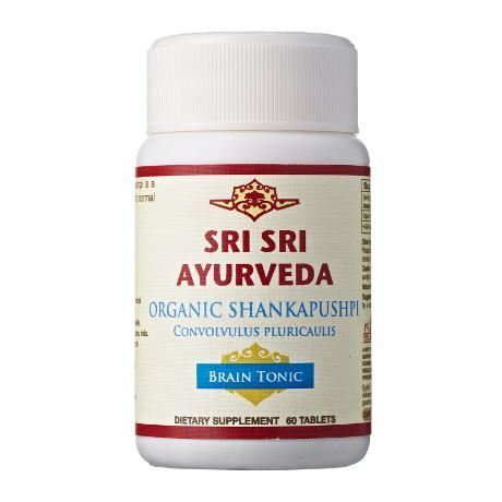 Sri Sri Ayurveda Organic Shankapushpi Tablets    Brain Tonic