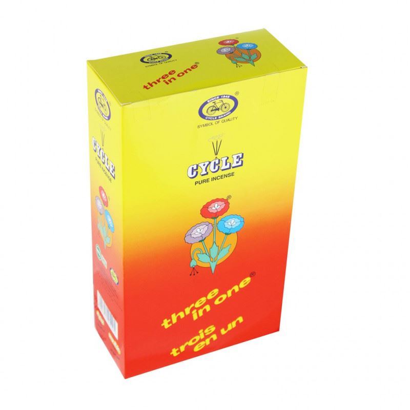 Cycle Brand 3 in 1 Incense Sticks (Agarbathi) Thin