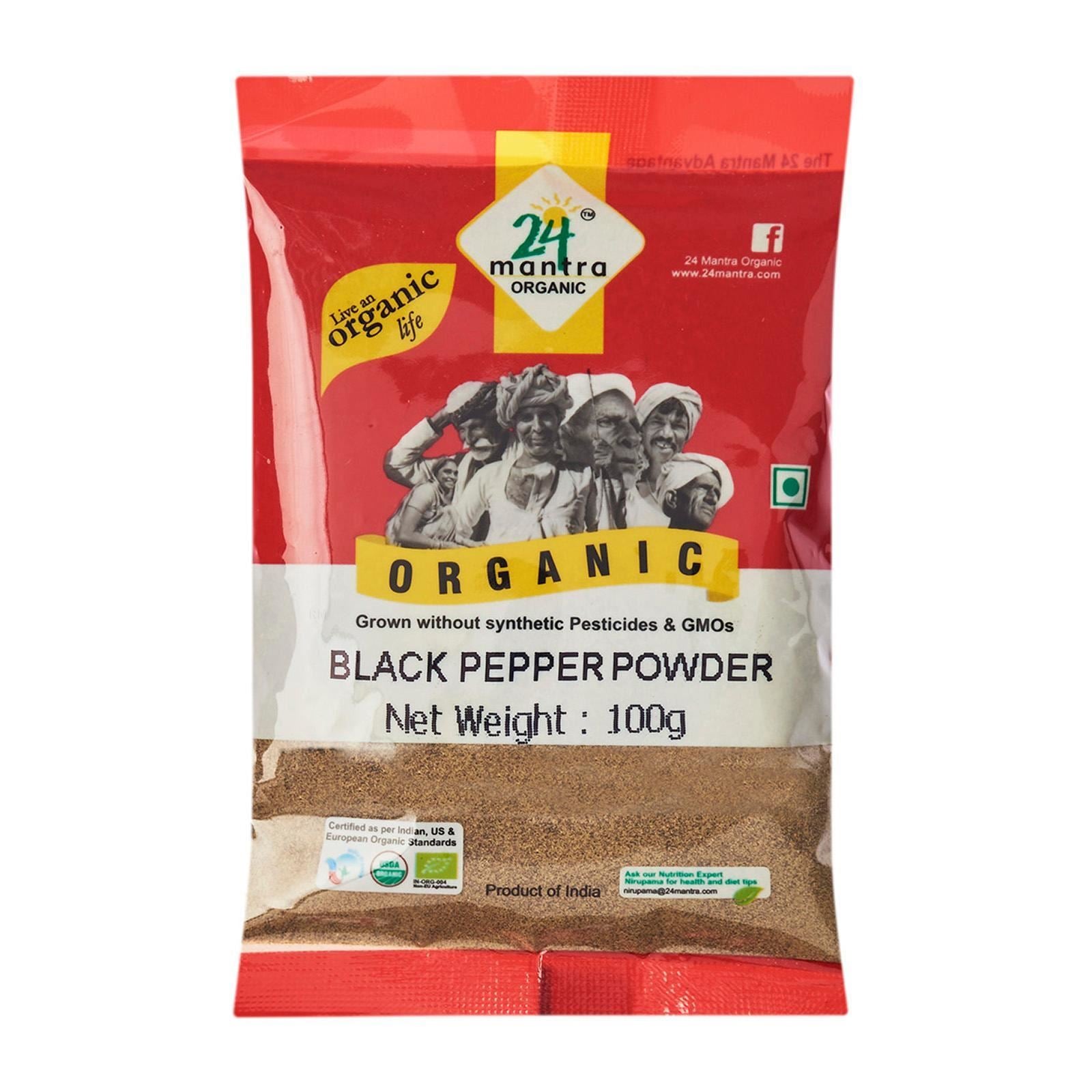 24 MANTRA Black Pepper Powder (Certified ORGANIC)
