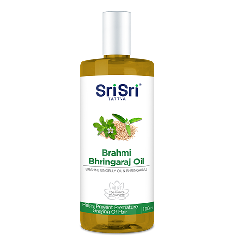 Sri Sri Tattva Ayurvedic Brahmi Bhringaraj Taila Oil