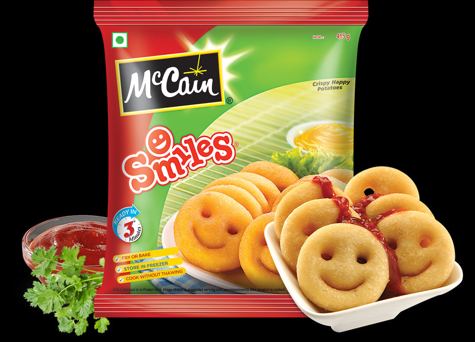 McCain Smiles Crispy Potatoes (Chilled)