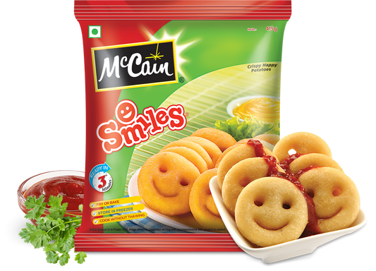 McCain Smiles Crispy Potatoes (Chilled)