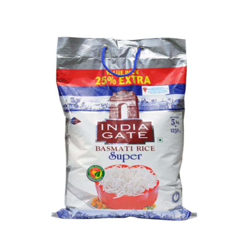 India Gate SUPER Basmati Rice (Value Pack) 