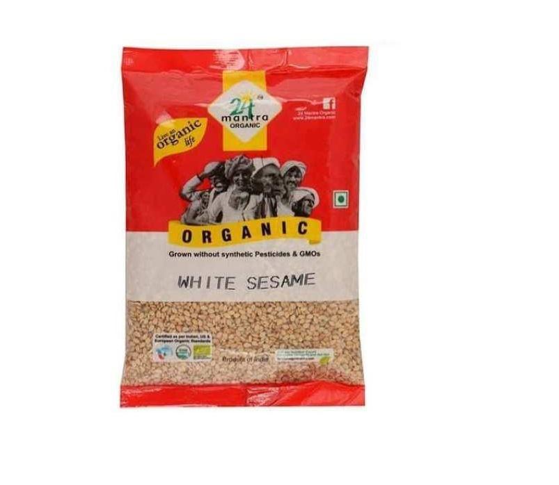 24 MANTRA White Sesame Seeds (Certified ORGANIC)
