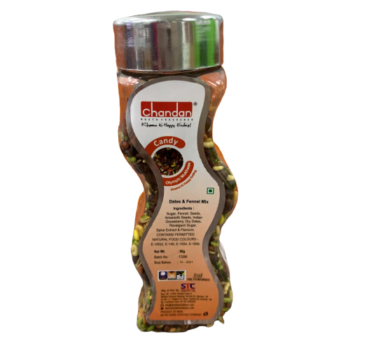 Chandan Mouth Freshener Olympic Mukhwas (Dry Dates & Fennel Sweet Mix)