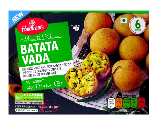 Haldiram's Batata Vada (HR 9832) (Chilled)