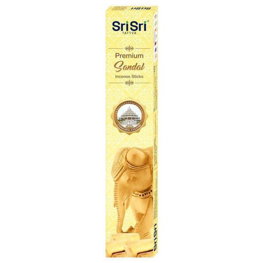Sri Sri Tattva Premium Sandal Incense Sticks (Agarbathi)