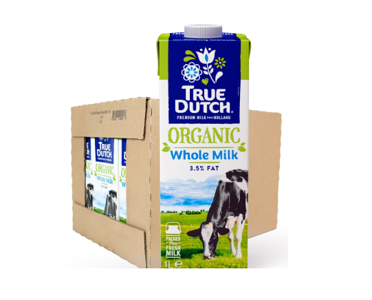 True Dutch Organic Whole UHT Milk (TD 3929)  