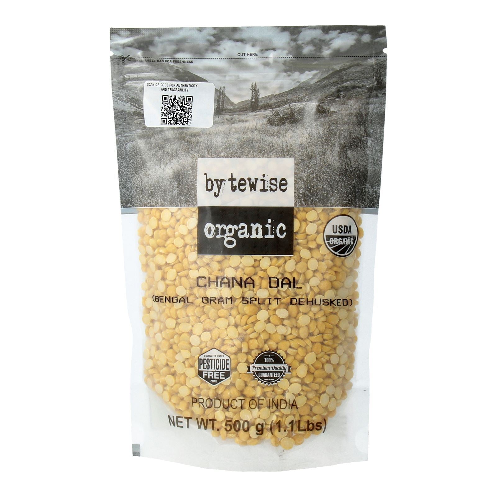 Bytewise Channa Dal (Certified ORGANIC)