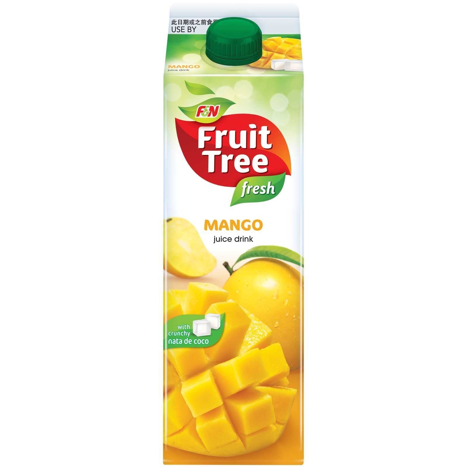 F&N Fruit Tree Fresh Mango with Nata De Coco Juice