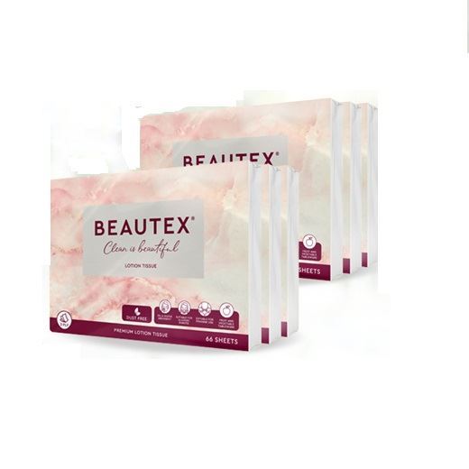 BEAUTEX 3 Ply Lotion Tissue Travel Pack