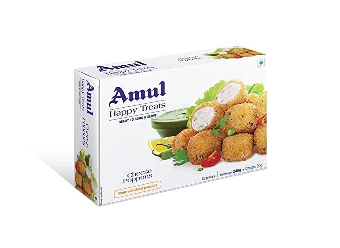 AMUL Happy Treats Cheese Poppons (Chilled)
