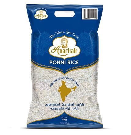 Anarkali Superior White Ponni Rice  (No Exchange / Return)