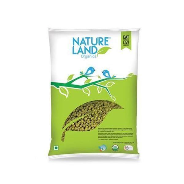 NATURELAND Green Moong Dal Whole (Certified ORGANIC)