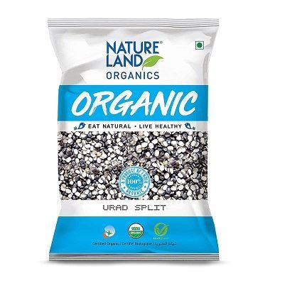NATURELAND Black Urid Dal Split (Certified ORGANIC)