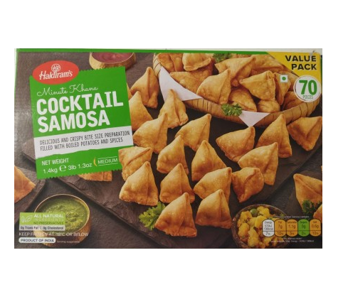 Haldiram's Cocktail Samosa (HR 2821) (Chilled)