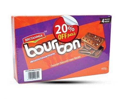 Britannia Bourbon Choco Cream Biscuits