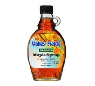 Valley Fields Organic Maple Syrup (Grade A Dark Color Robust Taste)