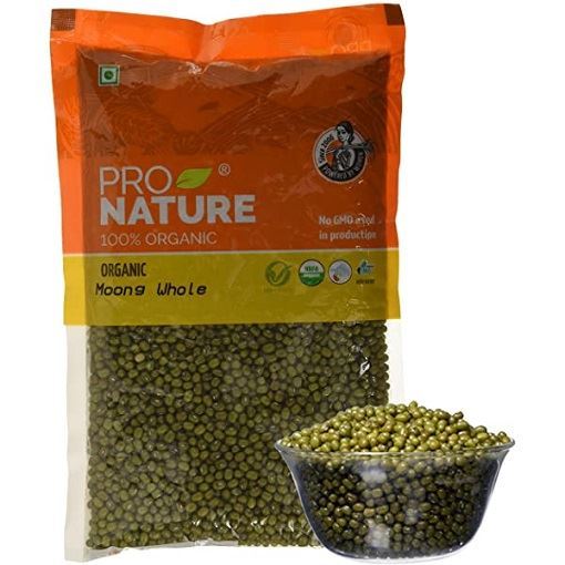 Pro Nature Green Moong Dal Whole(Certified ORGANIC) 