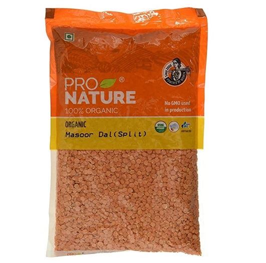 Pro Nature Masoor Dal Split (Certified ORGANIC)
