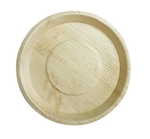 Waangoo Areca Leaf Disposable Round Plates