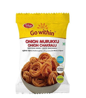 Telugu Foods Onion Murukku/Chakralu - 170 g