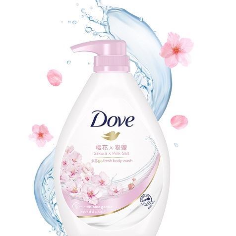 Dove Go Fresh Sakura x Pink Salt Body Wash