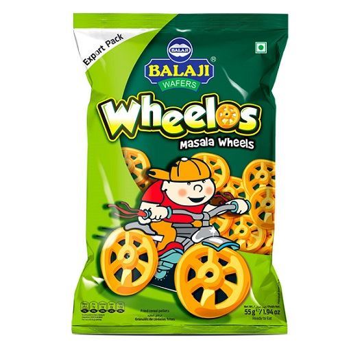 Balaji Wafers Wheelos Masala Wheels