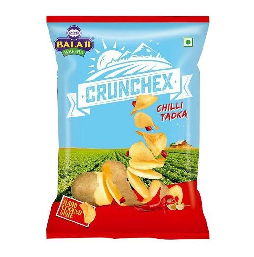 Balaji Wafers Crunchex Chilli Tadka Flavour