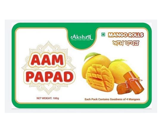 Akshar Aam Papad (Mango Rolls)