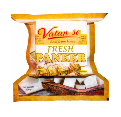 Vatan Se Cottage Cheese Fresh Paneer BLOCK (Delivered at least 2 days before it expires)