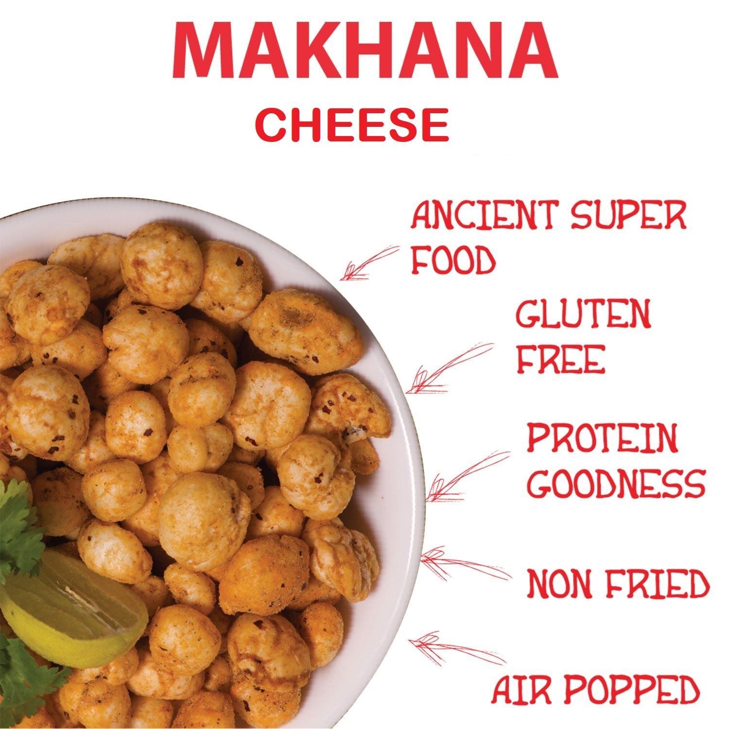 Waangoo Cheese Flavored Phool Makhana (Lotus Seed)