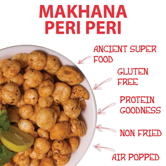 Waangoo Peri Peri Flavored Phool Makhana (Lotus Seed)