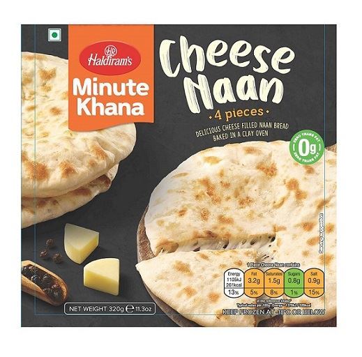 Haldiram's Cheese Naan (Chilled)