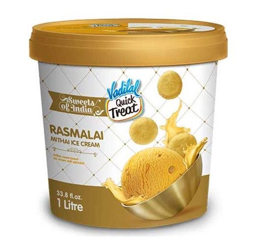 Vadilal Ice Cream Rasmalai Mithai (Chilled)