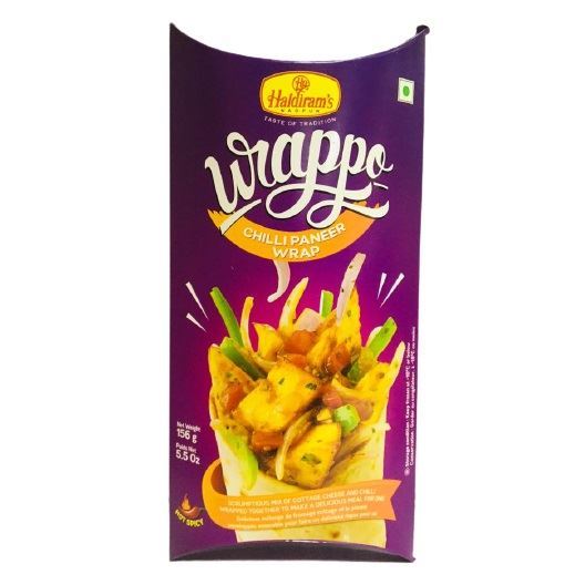 Haldiram's Wrappo Chilli Paneer Wrap (Chilled)