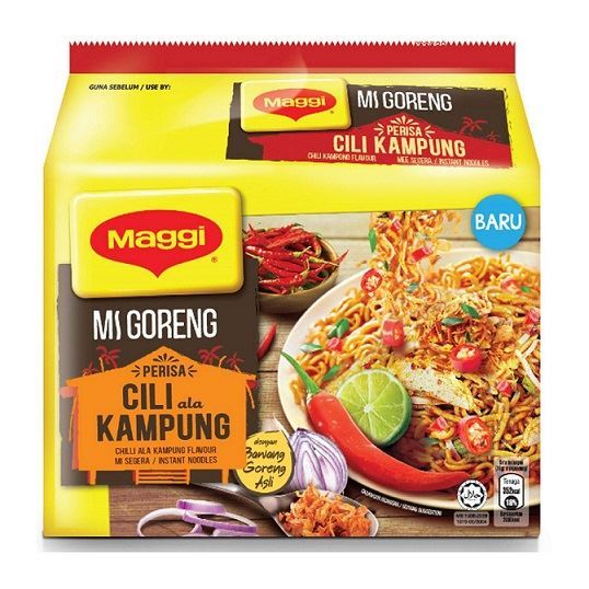 Maggi Mi Goreng Cili Kampung Instant Noodles