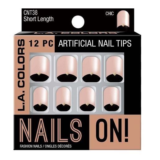 L.A.Colors Fashion Nail Tips Short Length Chic (CNT38)