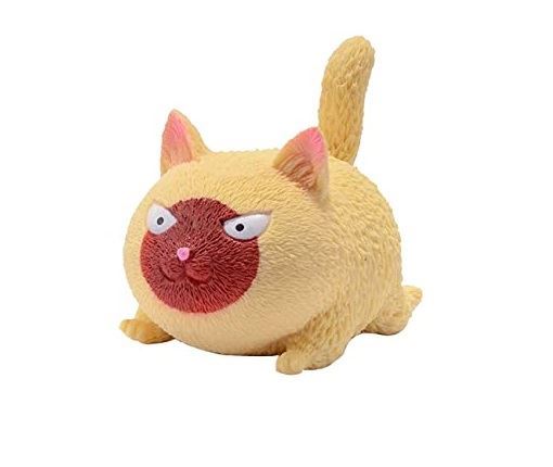 Angry Soft Toy Cat Squeeze Stress Relief (Colour May Vary)
