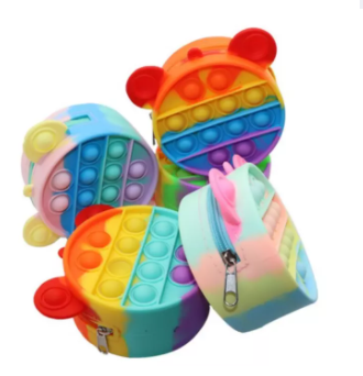 Pop it Cute Coin Mini Pouch/Purse Silicone (Colour May Vary)