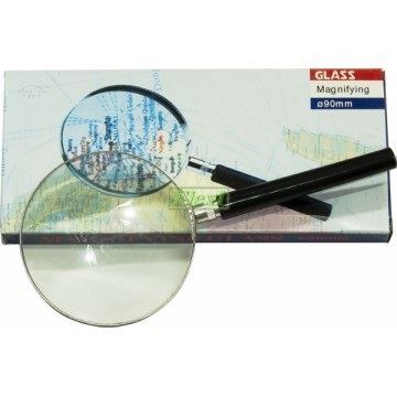 Flexi Brand Magnifying Glass With Metal Rim & Plastic Handle (25015)