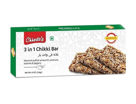 Chheda's 3 In 1 Chikki Bar