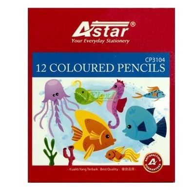 Flexi Brand A Star Assorted Colour Pencil 4" (CP3104)
