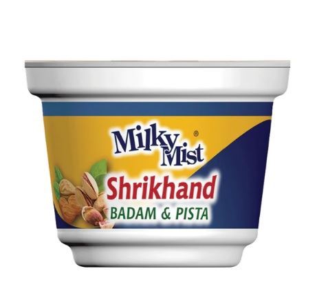 Milky Mist Fresh Shrikhand Badam & Pista (Delivered at least 1 week before it expires)