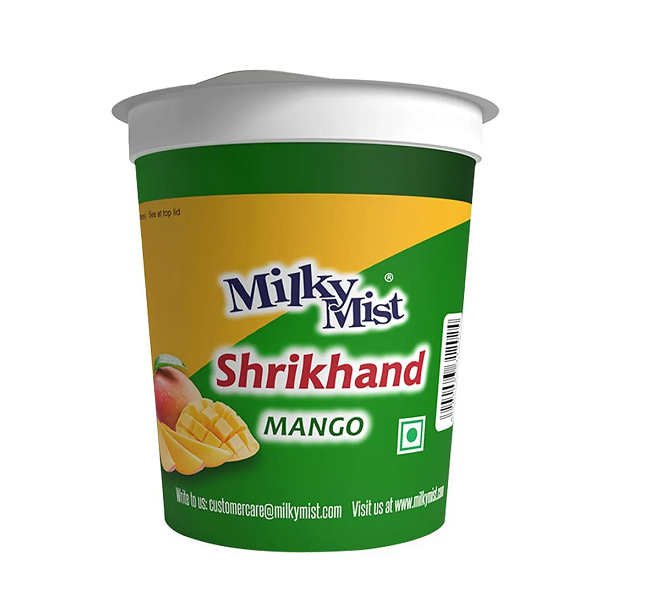 Milky Mist Fresh Shrikhand Mango (Delivered at least 1 week before it expires)