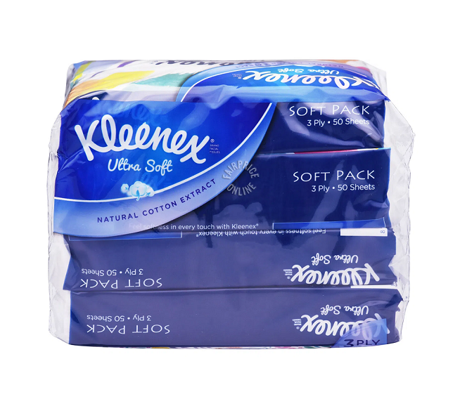 Kleenex Ultra Soft 3 Ply Disney Soft Pack Facial Tissue