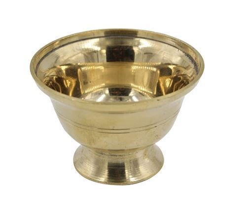 Brass Chandan Cup / Kumkum Bowl / Sandhana Kumba / Chandan Bela
